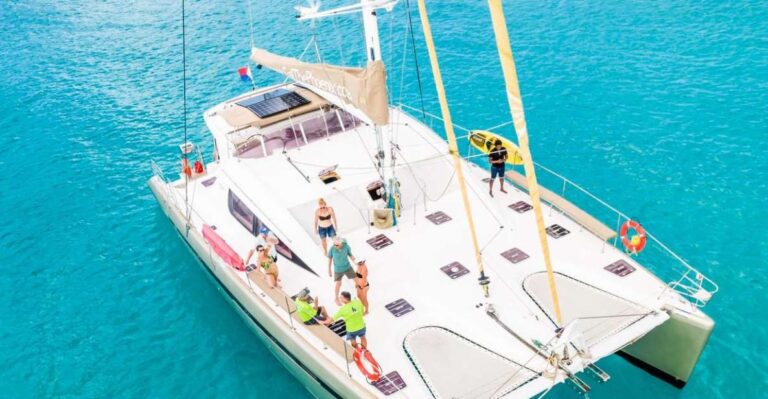 Sint Maarten: Luxury Catamaran Cruise With Lunch and Drinks