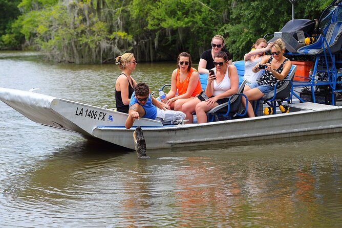 Small-Group Airboat Swamp Tour With Downtown New Orleans Pickup