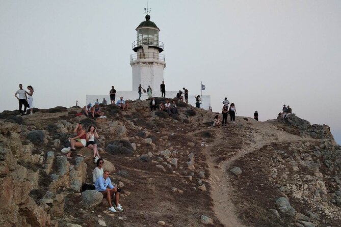 Small-Group Armenistis Lighthouse Sunset Tour in Mykonos