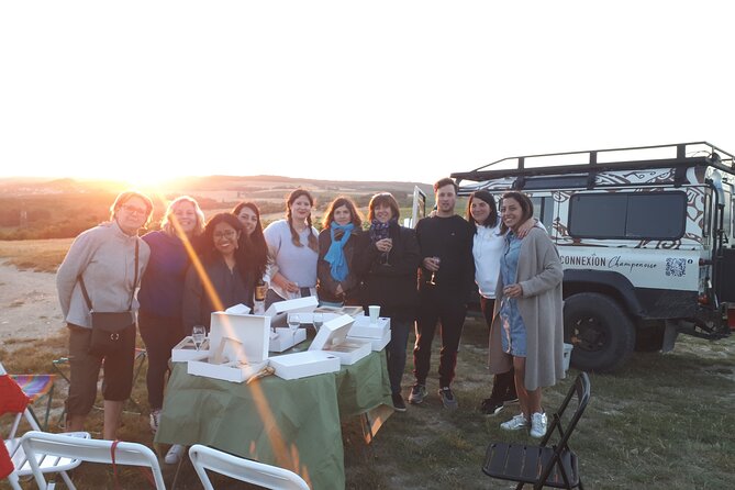 Sunset and Champagne Tasting in the Vineyard