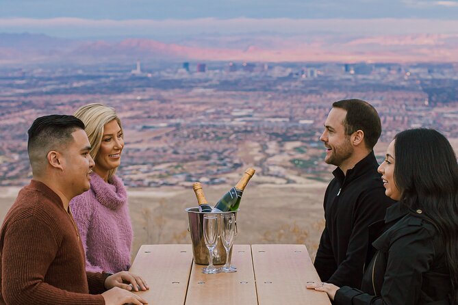 Sunset Red Rock Canyon Helicopter Tour and Champagne Toast - Las Vegas Strip Sightseeing