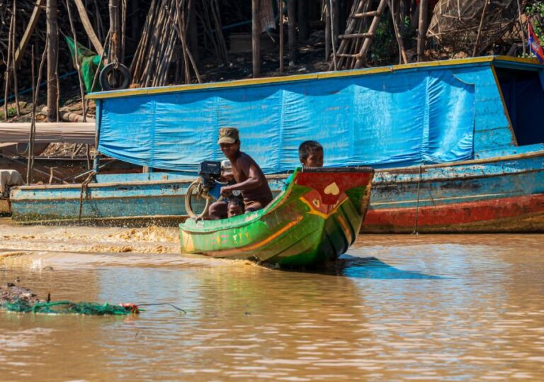 Sunset Tour Floating Village Kampong Phluk on the Tonle Sap