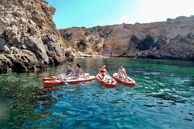 SUP, Caves and Snorkel Tour in Ibiza