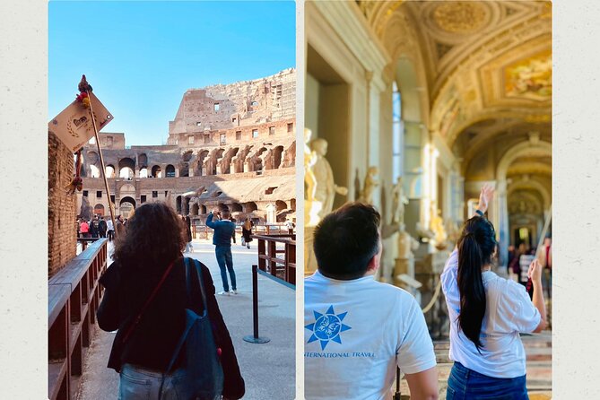 Supersaver: Colosseum Express With Arena and Vatican Museums Sharing Tour