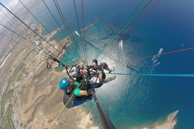 1 tandem paragliding flight in south tenerife Tandem Paragliding Flight in South Tenerife