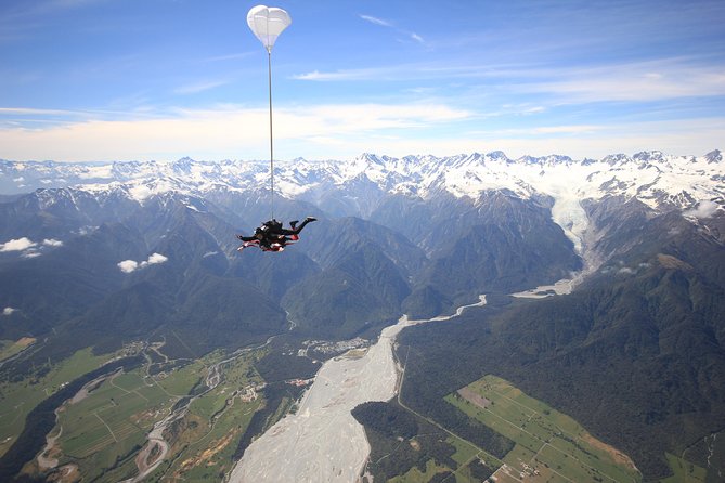 Tandem Skydive 16,500ft From Franz Josef