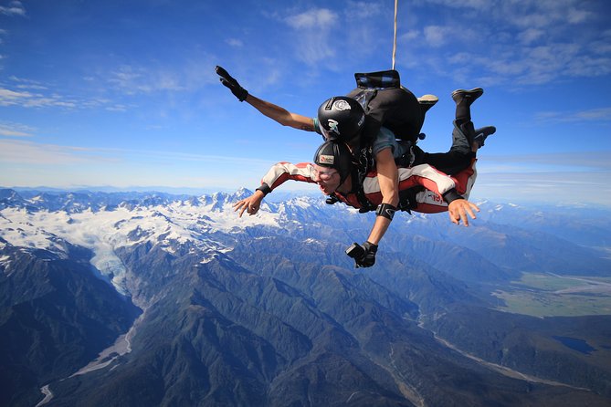 Tandem Skydive 18,000ft From Franz Josef