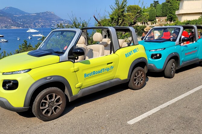 The French Riviera in an Electric Convertible With Driver
