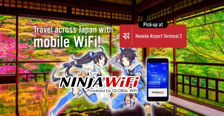 Tokyo: Haneda Airport Terminal 2 Mobile WiFi Rental