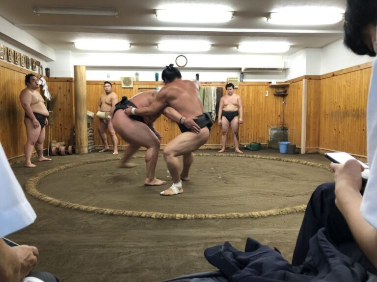 Tokyo: Sumo Wrestling Morning Practice With Live Commentary