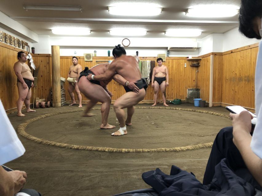 1 tokyo sumo wrestling morning practice with live commentary Tokyo: Sumo Wrestling Morning Practice With Live Commentary