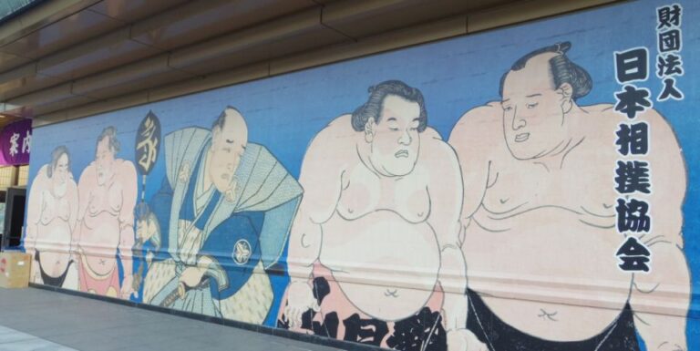 Tokyo: Sumo Wrestling Tournament Ticket With Guide