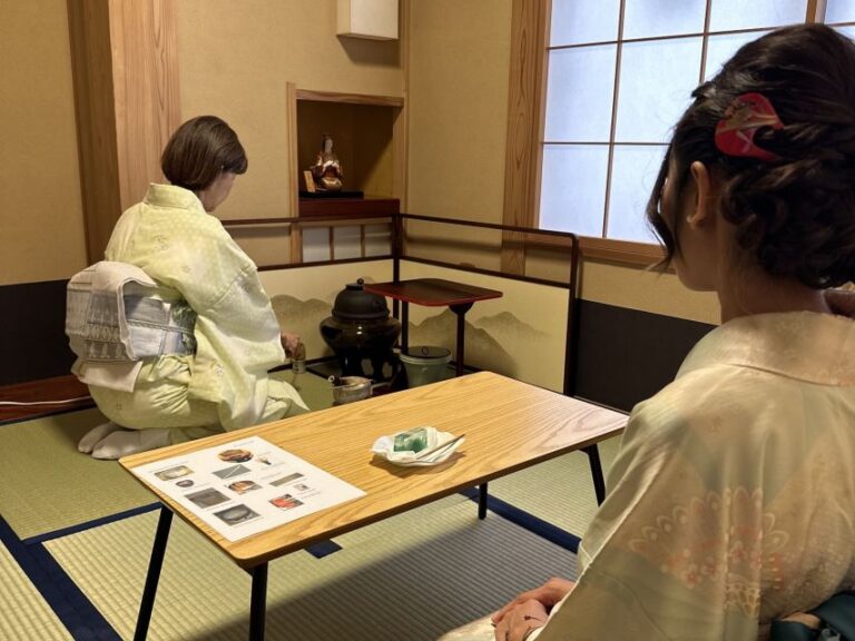 Tokyo:Genuine Tea Ceremony, Kimono Dressing, and Photography