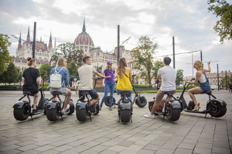 Top Sights of Pest Downtown on E-Scooters Incl. Parliament