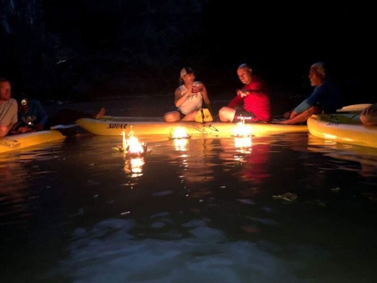 Twilight Sea Canoe Phang Nga Bay With Bio-Luminescent