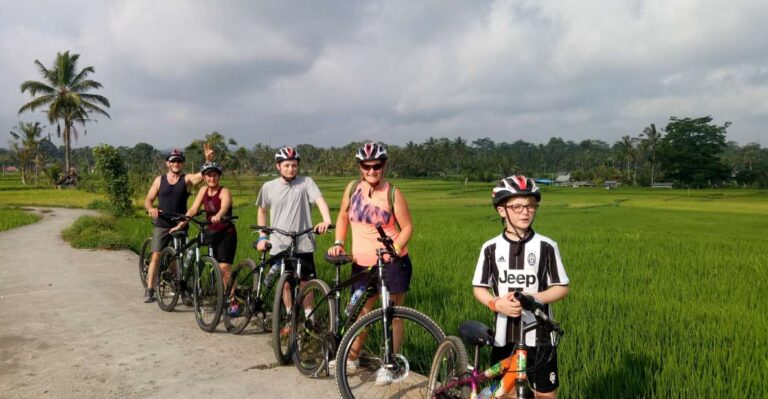 Ubud Downhill Cultural Cycling Tour With Rural and Meal