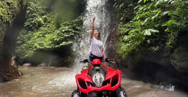 Ubud: Jungle, Waterfall, and Tunnel ATV Tour & Lunch Options