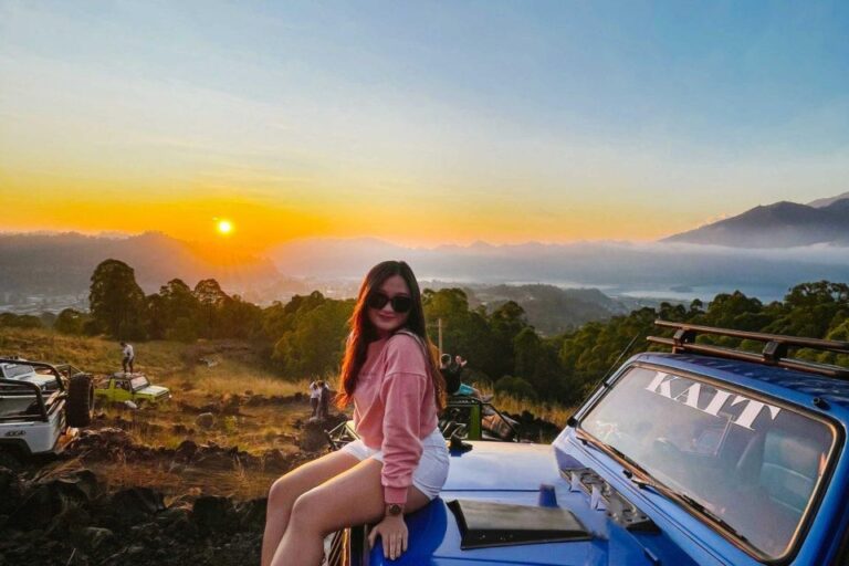 Ubud: Mount Batur Volcano Sunrise Jeep Combo Adventure
