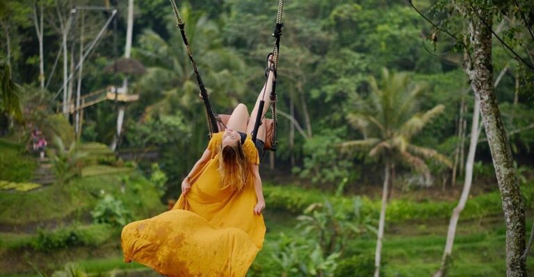 Ubud: Tegalalang Rice Terrace Photos Tour With Swing Ticket