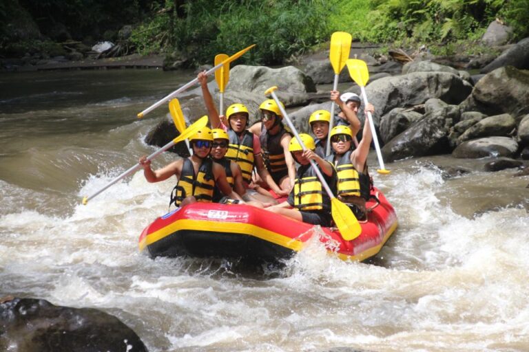 Ubud Water Rafting, Riceterrace and Waterfall All Included
