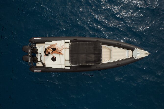Unique Half-Day Private Motor Boat Cruise in Santorini
