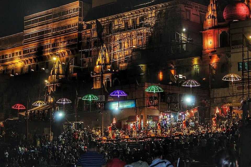 1 varanasi evening boat ride and ganga aarti Varanasi: Evening Boat Ride and Ganga Aarti Experience