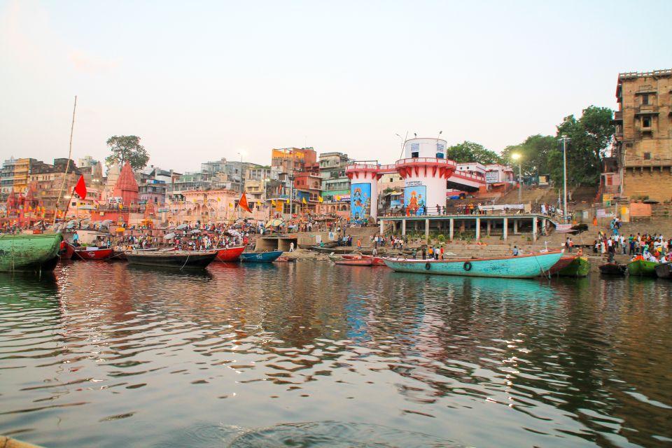 1 varanasi morning guided boat ride with yoga Varanasi: Morning Guided Boat Ride With Yoga