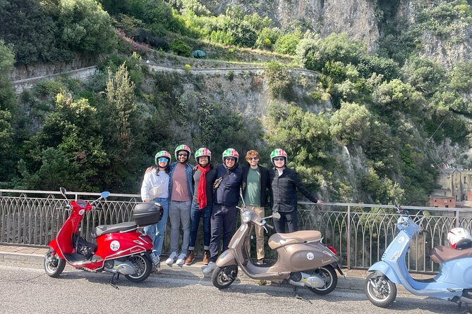 Vespa Tour of Amalfi Coast Positano and Ravello