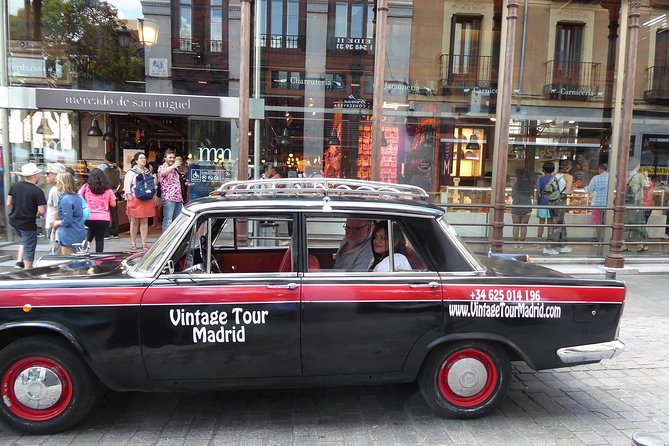 Vintage Tour Madrid Taxi 1500