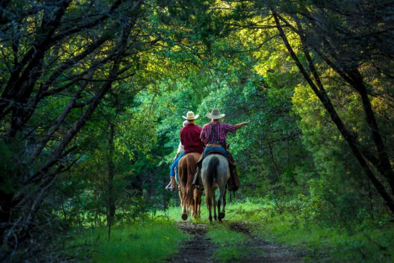 Waco: Sunset Horseback Ride With Campfire, S’mores, & Games