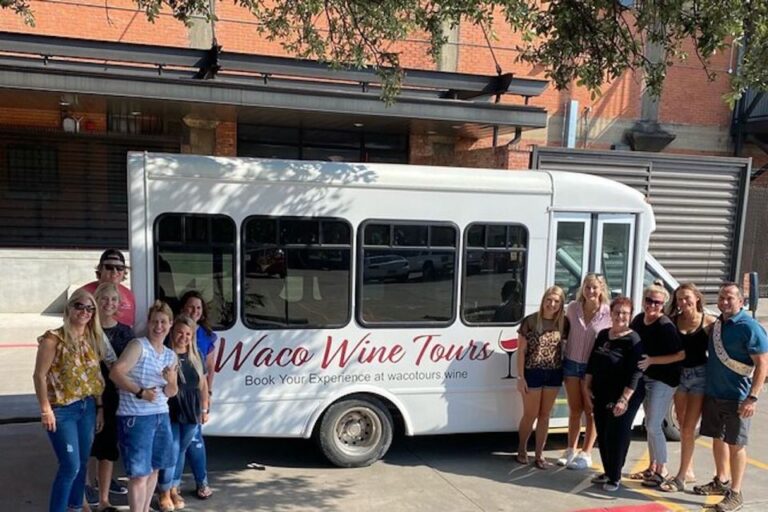 Waco: Wine Tour With Tasting and Light Lunch