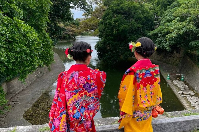 Walking Around the Town With Kimono You Can Choose Your Favorite Kimono From [Okinawa Traditional Co