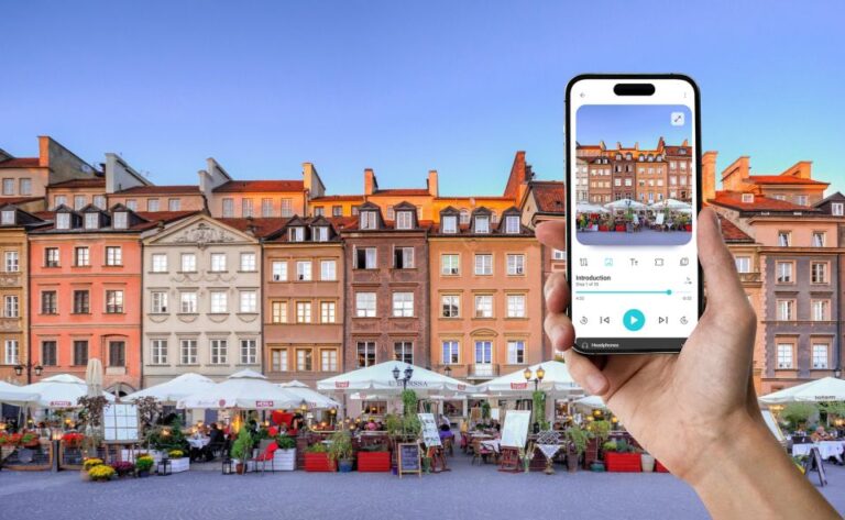 Warsaw Old Town In-App Audio Tour on Your Phone (ENG)
