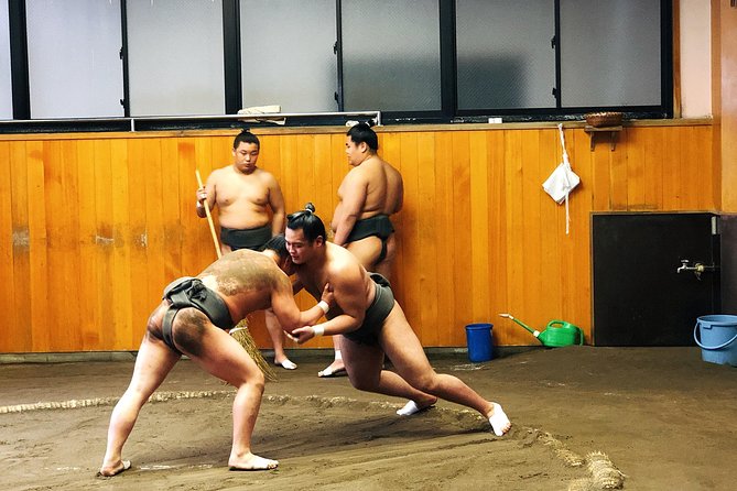 Watch Sumo Morning Practice at Stable in Tokyo