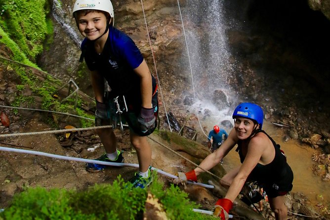 Waterfall Rappelling and White Water Rafting