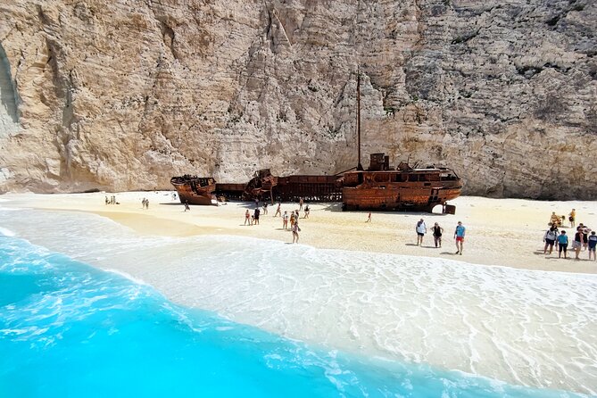 Zakynthos Half Day Tour Shipwreck Beach Blue Caves by Small Boat