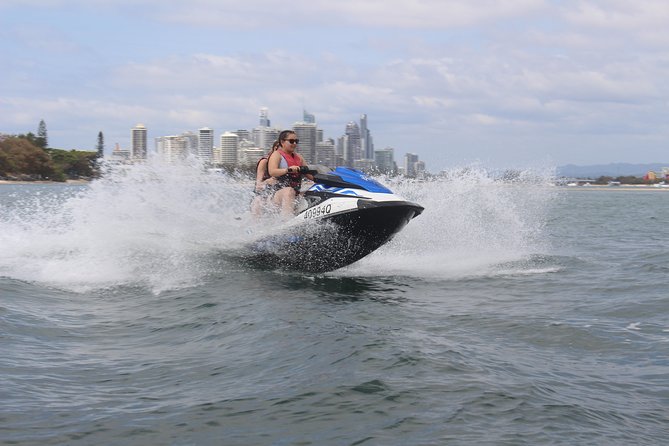 1hr JetSki Tour Gold Coast - No Licence Required - Self Drive - Surfers Paradise - Just The Basics