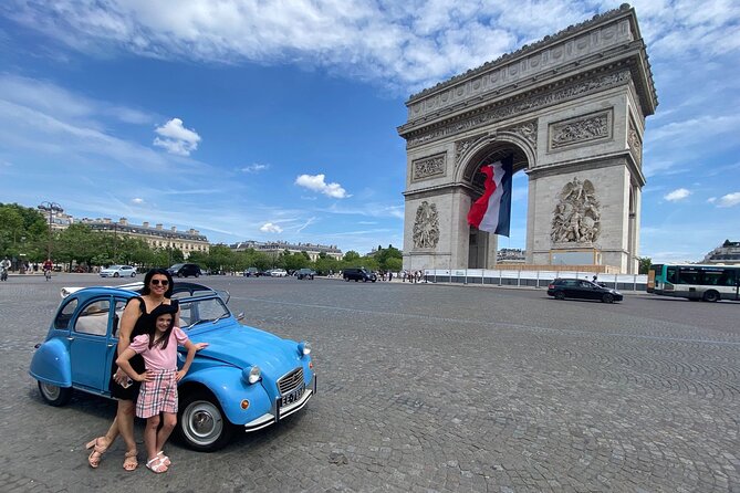 2 Hour Private Guided 2CV Tour Experience in Paris - Inclusions and Meeting Point