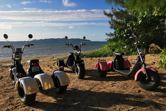 2h Electric Trike Rental in Okinawa Ishigaki - Cafe Nearby and Parking Facilities