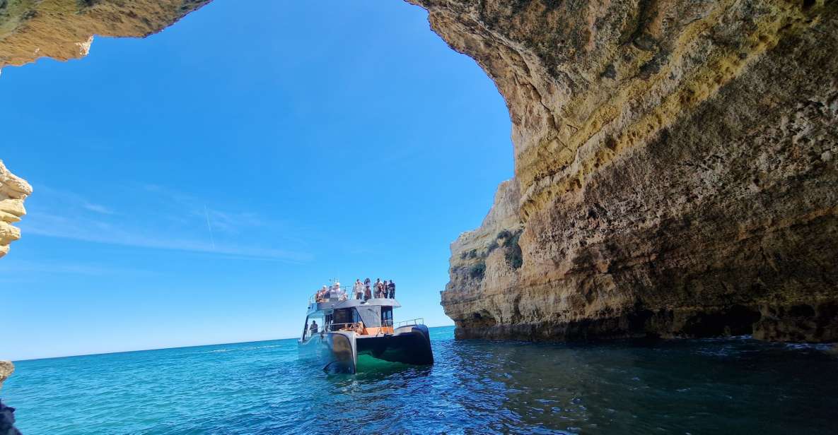 Albufeira: Coastline and Benagil Caves Tour by Catamaran - Inclusions and Amenities