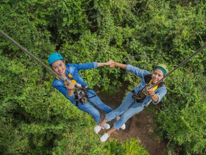 Angkor Zipline Eco-Adventure Canopy Tour & Pick up Drop off - Experience Itinerary