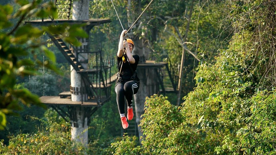 Angkor Zipline Eco-Adventure Canopy Tour & Pick up Drop off - Highlights
