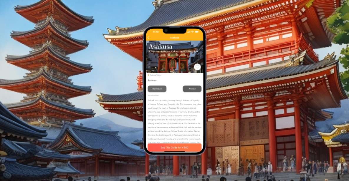 Asakusa（Tokyo）: Smartphone Audio Guide Tour - Reservation Information