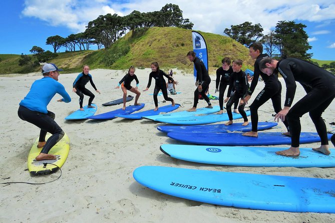 Beginner Surf Lesson at Te Arai Beach - Ideal Surfing Spot