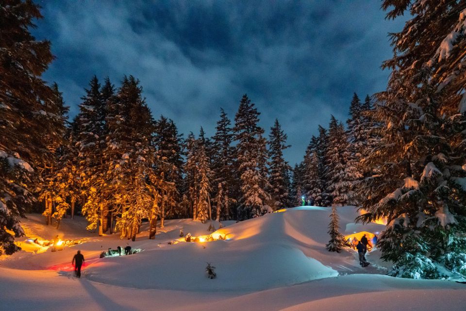 Bend: Cascade Mountains Snowshoeing Tour and Bonfire - Experience Highlights