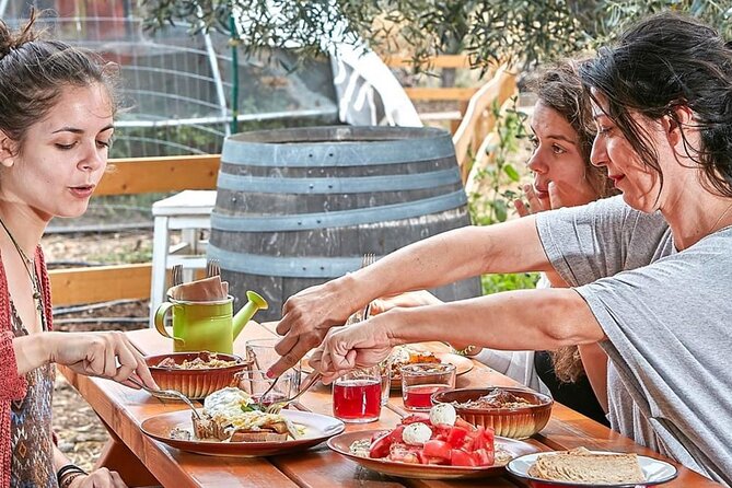 Bio Farm Private Olive Oil Tasting, Farm to Fork Meal & Temple of Poseidon Tour - Farm Experience Details