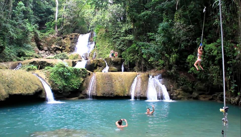 Black River and YS Falls Adventure With Transfer - YS Falls Swimming Experience