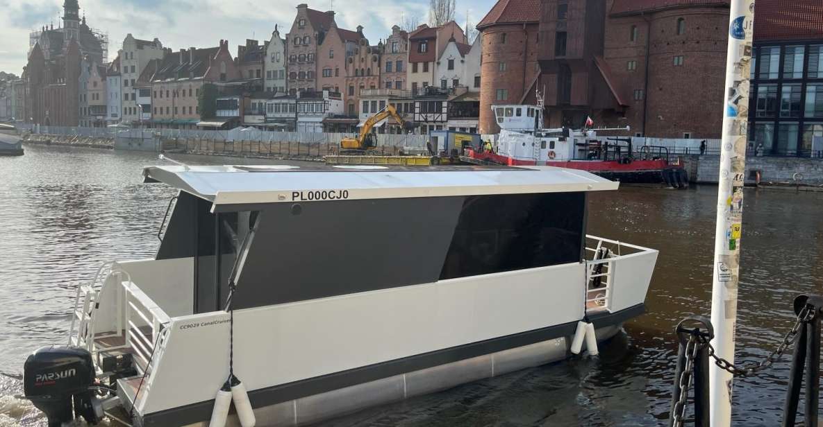 Brand New Tiny Water Bus on Motława River in Gdańsk - Highlights