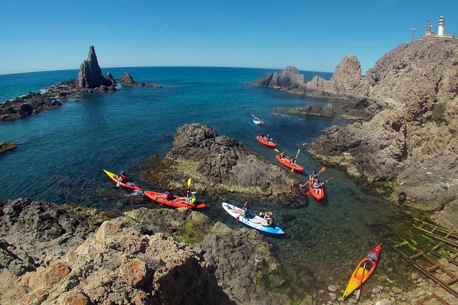 Cabo De Gata Active. Guided Kayak and Snorkel Route Through Coves of the Natural Park - Route Highlights