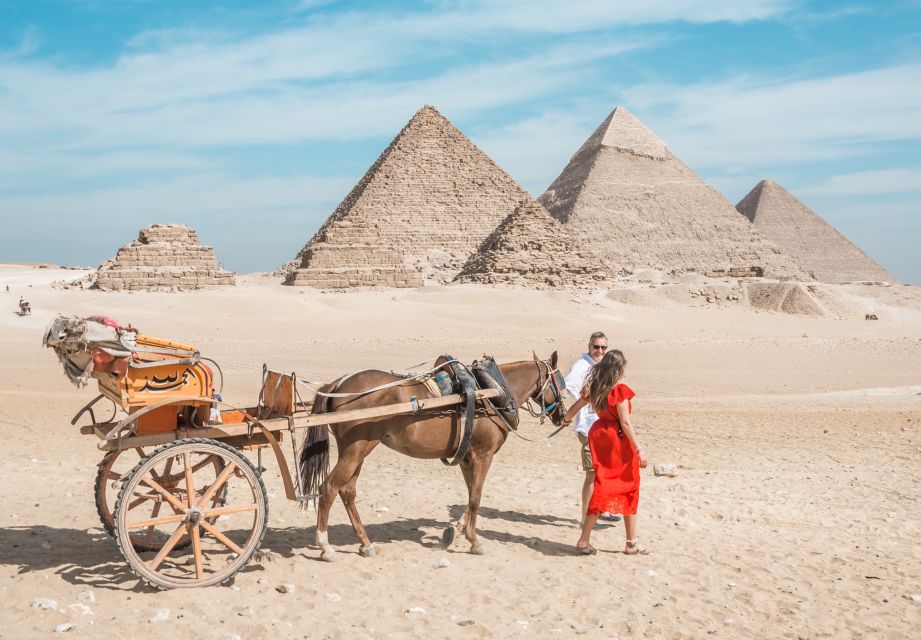 Cairo: Half Day Pyramids Tour by Camel or Horse Carriage - Booking Information